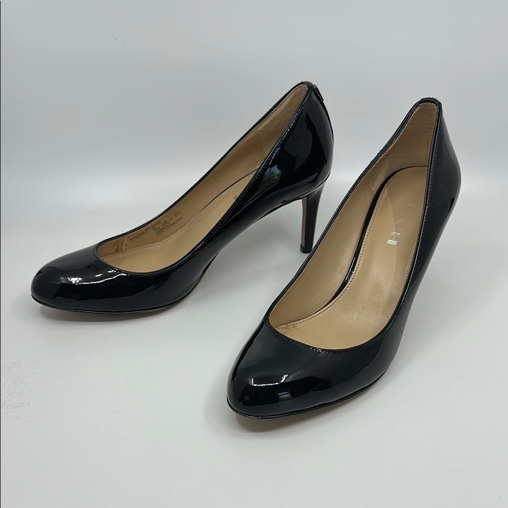 EUC Coach Patent Pumps